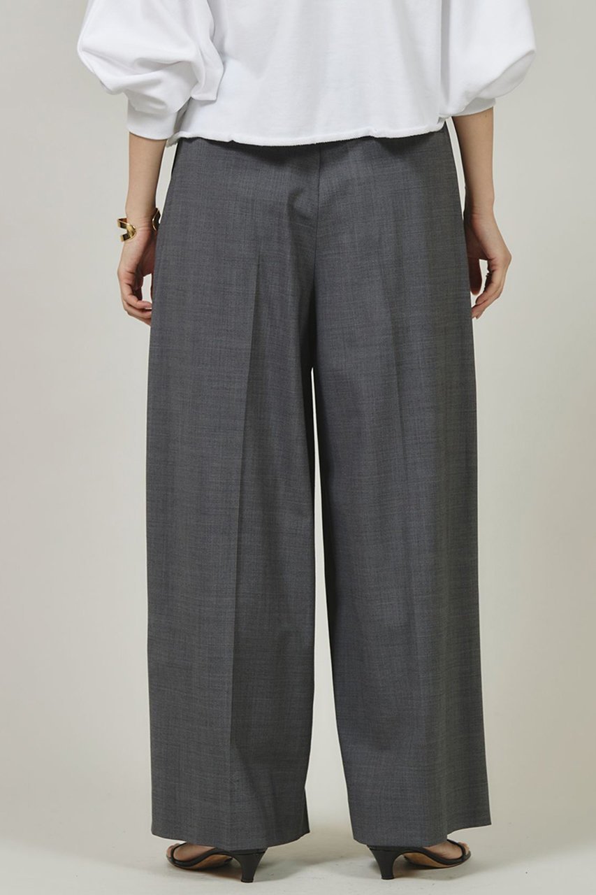 【カレンソロジー/Curensology】のウールブレンドタックパンツ 人気、トレンドファッション・服の通販 founy(ファニー) 　ファッション　Fashion　レディースファッション　Ladies' Fashion Online　パンツ　Pants　エレガント 上品　Elegant　スタイリッシュ　Stylish　センター　Center　ボックス　Box　ポケット　Pocket　ロング　Long　ワイド　Wide　再入荷　Restock/Back In Stock/Re Arrival　other-4|ID: prp329100004309756 ipo3291000000032613579