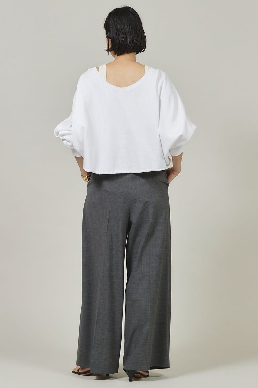 【カレンソロジー/Curensology】のウールブレンドタックパンツ 人気、トレンドファッション・服の通販 founy(ファニー) 　ファッション　Fashion　レディースファッション　Ladies' Fashion Online　パンツ　Pants　エレガント 上品　Elegant　スタイリッシュ　Stylish　センター　Center　ボックス　Box　ポケット　Pocket　ロング　Long　ワイド　Wide　再入荷　Restock/Back In Stock/Re Arrival　other-7|ID: prp329100004309756 ipo3291000000032613582