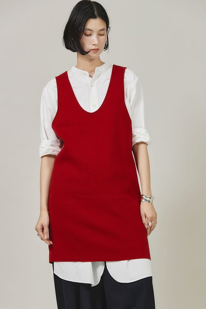 【カレンソロジー/Curensology】のコットンロングタンクニット インテリア・キッズ・メンズ・レディースファッション・服の通販 founy(ファニー) https://founy.com/ ファッション Fashion レディースファッション Ladies' Fashion Online トップス・カットソー Tops/Tshirt ニット Knit Tops プルオーバー Pullover おすすめ Recommend セットアップ Set Up タンク Tank リラックス Relax ロング Long 再入荷 Restock/Back In Stock/Re Arrival |ID: prp329100004309759 ipo3291000000032613192