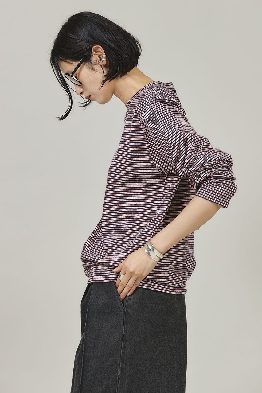 【カレンソロジー/Curensology】の〈&RC〉ボーダーロングスリーブプルオーバー 人気、トレンドファッション・服の通販 founy(ファニー) 　ファッション　Fashion　レディースファッション　WOMEN　トップス・カットソー　Tops/Tshirt　シャツ/ブラウス　Shirts/Blouses　ロング / Tシャツ　T-Shirts　プルオーバー　Pullover　カットソー　Cut and Sewn　ストライプ　Stripe　スリーブ　Sleeve　ロング　Long　ヴィンテージ　Vintage　other-3|ID: prp329100004309761 ipo3291000000031367136