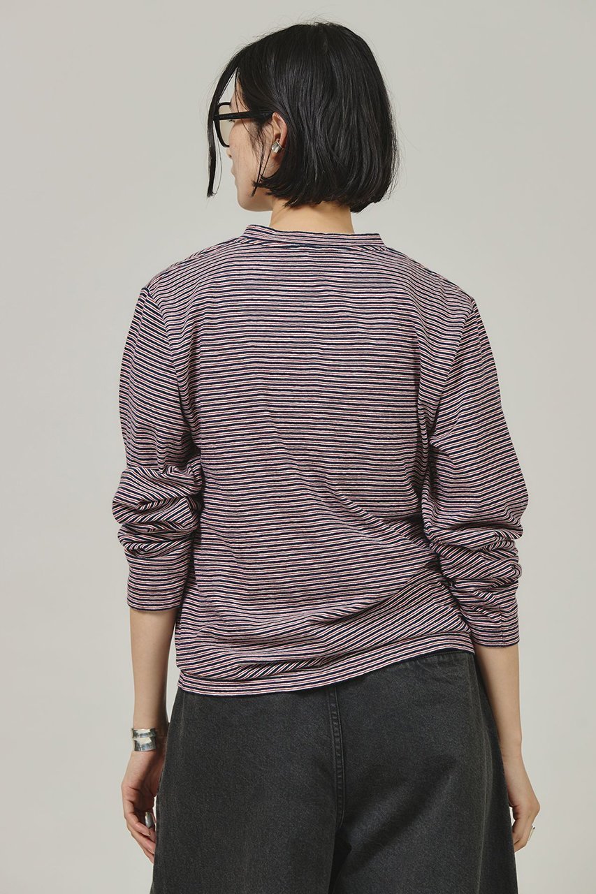 【カレンソロジー/Curensology】の〈&RC〉ボーダーロングスリーブプルオーバー 人気、トレンドファッション・服の通販 founy(ファニー) 　ファッション　Fashion　レディースファッション　WOMEN　トップス・カットソー　Tops/Tshirt　シャツ/ブラウス　Shirts/Blouses　ロング / Tシャツ　T-Shirts　プルオーバー　Pullover　カットソー　Cut and Sewn　ストライプ　Stripe　スリーブ　Sleeve　ロング　Long　ヴィンテージ　Vintage　other-4|ID: prp329100004309761 ipo3291000000031367137