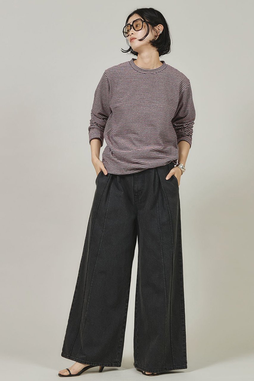 【カレンソロジー/Curensology】の〈&RC〉ボーダーロングスリーブプルオーバー 人気、トレンドファッション・服の通販 founy(ファニー) 　ファッション　Fashion　レディースファッション　WOMEN　トップス・カットソー　Tops/Tshirt　シャツ/ブラウス　Shirts/Blouses　ロング / Tシャツ　T-Shirts　プルオーバー　Pullover　カットソー　Cut and Sewn　ストライプ　Stripe　スリーブ　Sleeve　ロング　Long　ヴィンテージ　Vintage　other-5|ID: prp329100004309761 ipo3291000000031367138