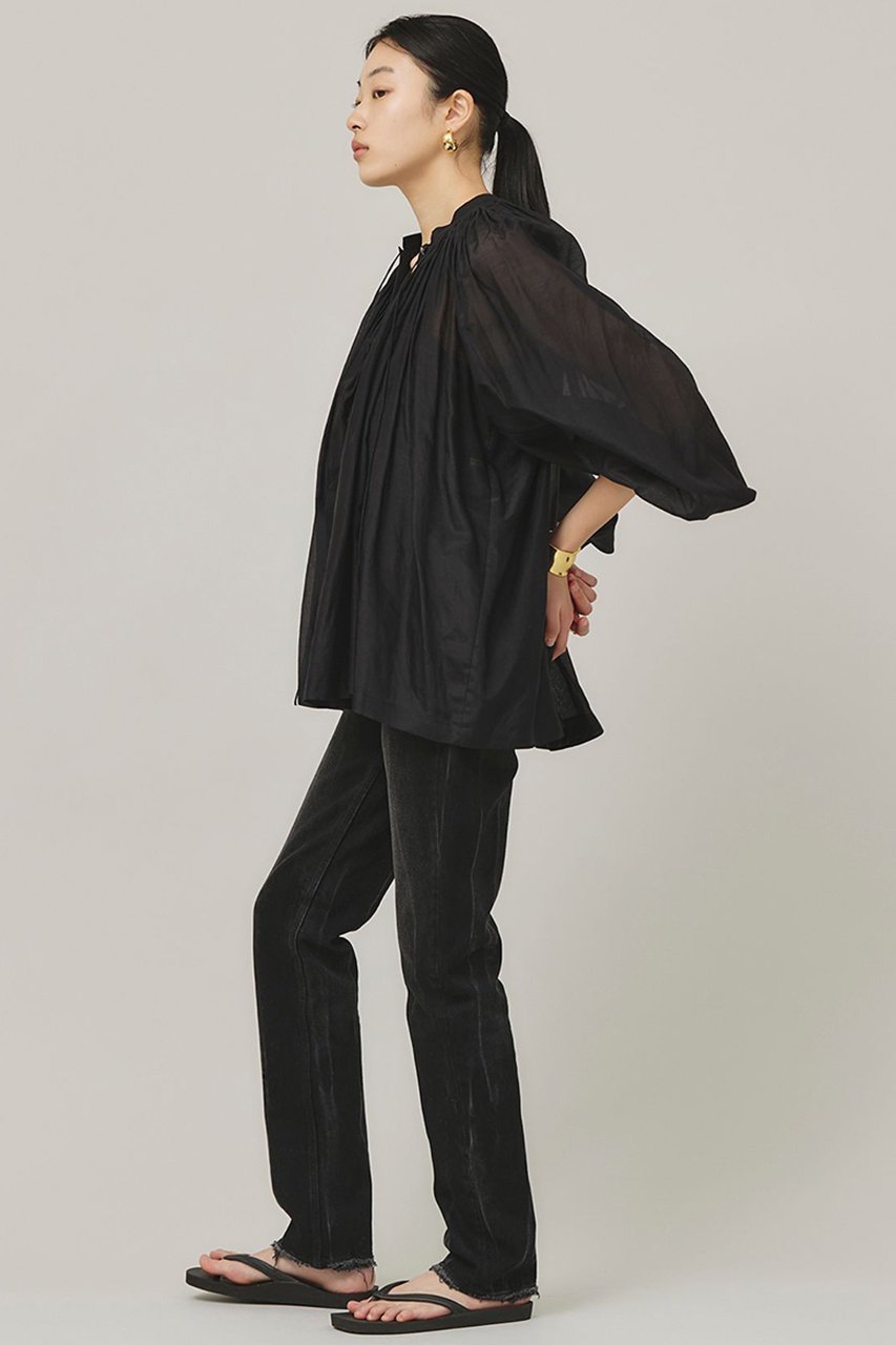 【カレンソロジー/Curensology】のハンドタックブラウス 人気、トレンドファッション・服の通販 founy(ファニー) 　ファッション　Fashion　レディースファッション　WOMEN　トップス・カットソー　Tops/Tshirt　シャツ/ブラウス　Shirts/Blouses　エアリー　Airy　カフス　Cuffs　シルク　Silk　スリーブ　Sleeve　ハンド　Hand　バランス　Balance　ロング　Long　エレガント 上品　Elegant　other-7|ID: prp329100004309763 ipo3291000000031367152