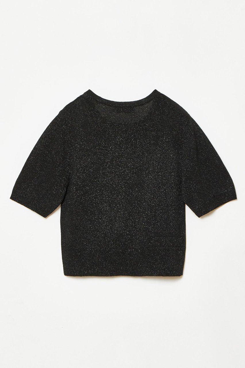 【アルアバイル/allureville】の【LOULOU WILLOUGHBY】ラメメランジェプルオーバー 人気、トレンドファッション・服の通販 founy(ファニー) 　ファッション　Fashion　レディースファッション　WOMEN　トップス・カットソー　Tops/Tshirt　ニット　Knit Tops　プルオーバー　Pullover　アンサンブル　Ensemble　カーディガン　Cardigan　コンパクト　Compact　エレガント 上品　Elegant　半袖　Short Sleeve　other-2|ID: prp329100004309765 ipo3291000000031367161
