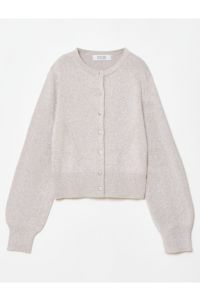 【アルアバイル/allureville】の【LOULOU WILLOUGHBY】ラメメランジェカーディガン インテリア・キッズ・メンズ・レディースファッション・服の通販 founy(ファニー) https://founy.com/ ファッション Fashion レディースファッション Fashion for Women トップス・カットソー Cut & Sew Tops ニット Knit Tops & Sweaters カーディガン・羽織り Layered Style Cardigans おすすめ Recommended / Our Picks アンサンブル Ensemble Set カーディガン Cardigan, Knitwear コンパクト Compact, Small Size フロント Front, Front Design エレガント 上品 Elegant 再入荷 Restock / Back in Stock 半袖 Short Sleeve, Half Sleeve |ID: prp329100004309766 ipo3291000000032705703