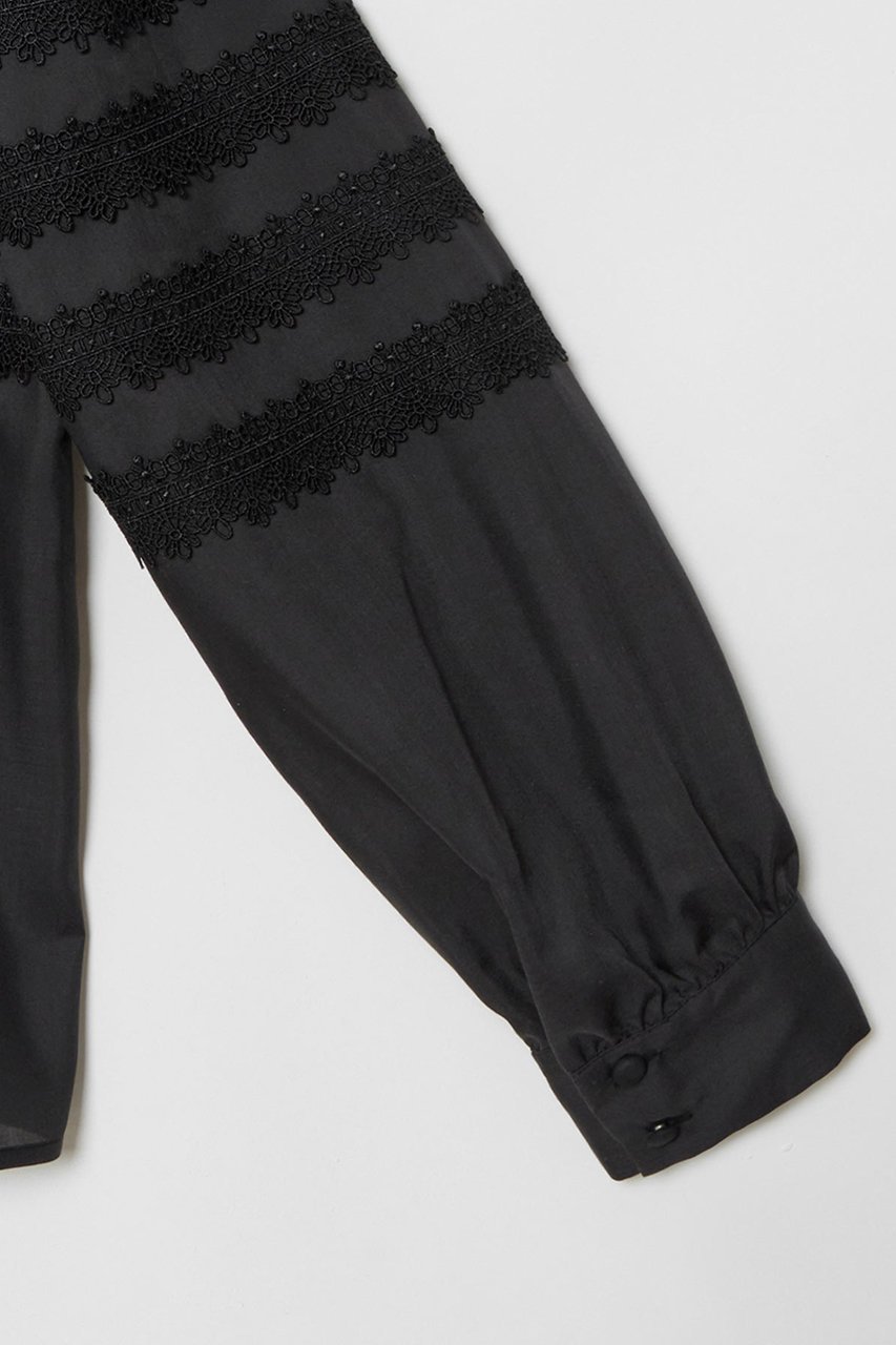 【アルアバイル/allureville】の【LOULOU WILLOUGHBY】ボーダーレースブラウス 人気、トレンドファッション・服の通販 founy(ファニー) 　ファッション　Fashion　レディースファッション　WOMEN　トップス・カットソー　Tops/Tshirt　シャツ/ブラウス　Shirts/Blouses　オケージョン　Occasion　ジャケット　Jacket　スリーブ　Sleeve　バランス　Balance　ボーダー　Border　レース　Race　ロング　Long　other-5|ID: prp329100004309769 ipo3291000000031367190