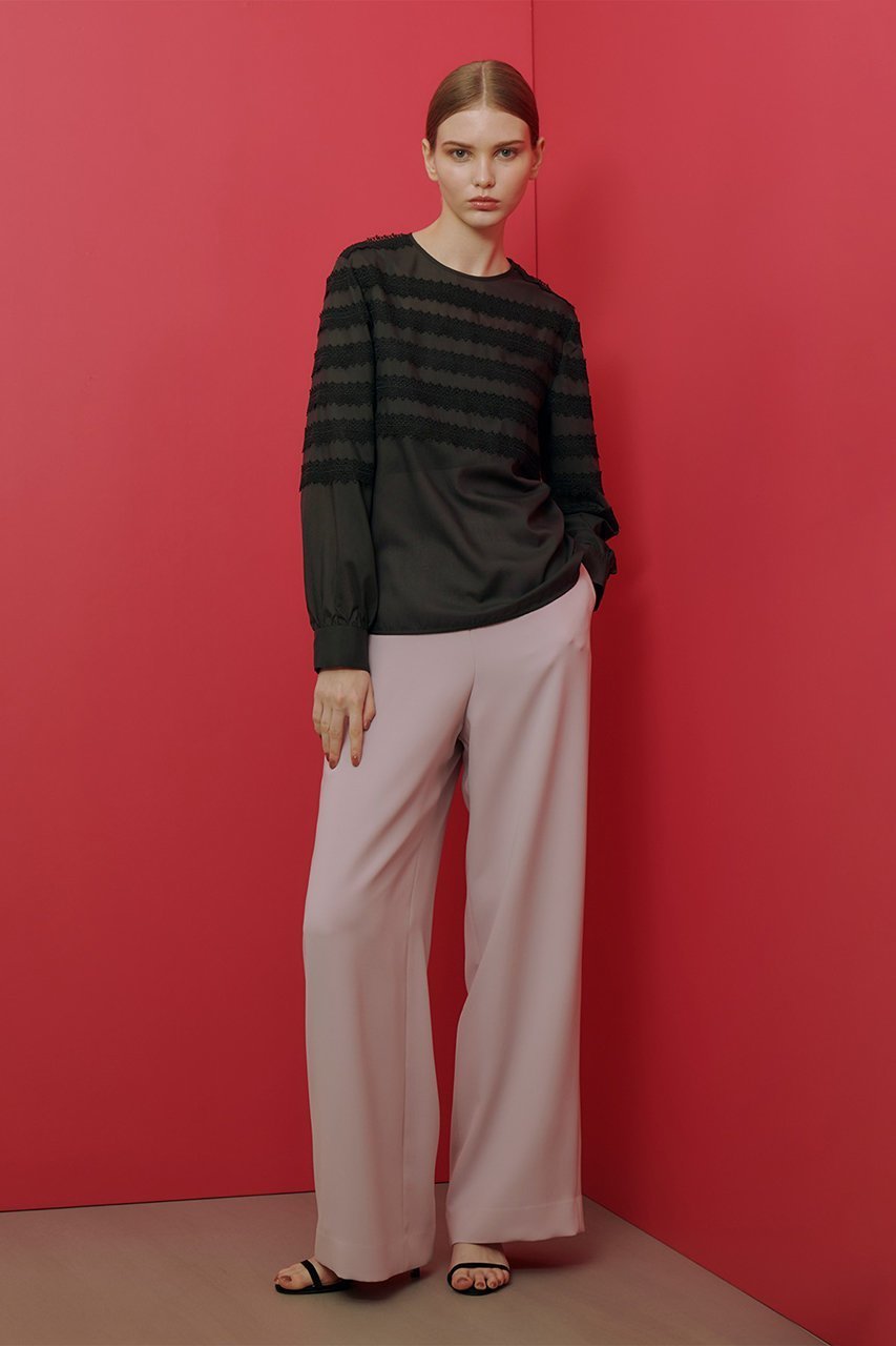 【アルアバイル/allureville】の【LOULOU WILLOUGHBY】ボーダーレースブラウス 人気、トレンドファッション・服の通販 founy(ファニー) 　ファッション　Fashion　レディースファッション　WOMEN　トップス・カットソー　Tops/Tshirt　シャツ/ブラウス　Shirts/Blouses　オケージョン　Occasion　ジャケット　Jacket　スリーブ　Sleeve　バランス　Balance　ボーダー　Border　レース　Race　ロング　Long　other-7|ID: prp329100004309769 ipo3291000000031367192