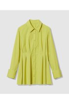 【アルアバイル/allureville】の【LOULOU WILLOUGHBY】タックシェイプシャツ 人気、トレンドファッション・服の通販 founy(ファニー) ファッション Fashion レディースファッション Fashion for Women トップス・カットソー Cut & Sew Tops シャツ・ブラウス・オフィスカジュアル Elegant Blouses & Button-Ups おすすめ Recommended / Our Picks カフス Cuff Design シェイプ Shape, Slim Fit ジャケット Jacket, Outerwear スリーブ Sleeve, Long Sleeve / Short Sleeve チュニック Tunic, Long Top フィット Fit, Slim Fit フレア Flare, Flared ロング Long, Long-Length thumbnail グリーン|ID: prp329100004309770 ipo3291000000036106065