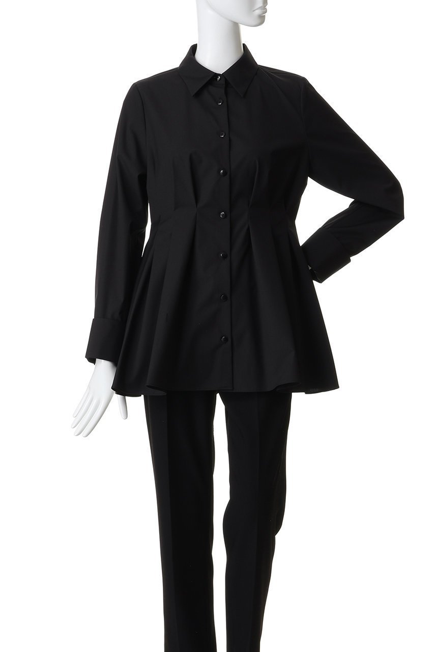 【アルアバイル/allureville】の【LOULOU WILLOUGHBY】タックシェイプシャツ 人気、トレンドファッション・服の通販 founy(ファニー) 　ファッション　Fashion　レディースファッション　Fashion for Women　トップス・カットソー　Cut & Sew Tops　シャツ・ブラウス・オフィスカジュアル　Elegant Blouses & Button-Ups　おすすめ　Recommended / Our Picks　カフス　Cuff Design　シェイプ　Shape, Slim Fit　ジャケット　Jacket, Outerwear　スリーブ　Sleeve, Long Sleeve / Short Sleeve　チュニック　Tunic, Long Top　フィット　Fit, Slim Fit　フレア　Flare, Flared　ロング　Long, Long-Length　other-2|ID: prp329100004309770 ipo3291000000036106068