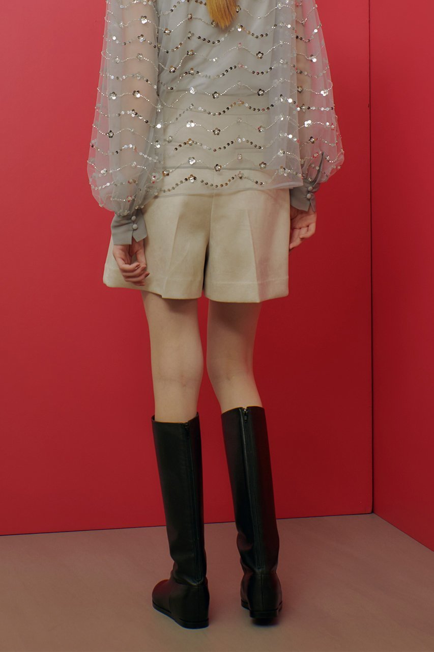 【アルアバイル/allureville】の【LOULOU WILLOUGHBY】ダンボールスエードショートパンツ 人気、トレンドファッション・服の通販 founy(ファニー) 　ファッション　Fashion　レディースファッション　WOMEN　パンツ　Pants　ハーフ / ショートパンツ　Short Pants　ショート　Short　スエード　Suede　春　Spring　other-5|ID: prp329100004309772 ipo3291000000031367209