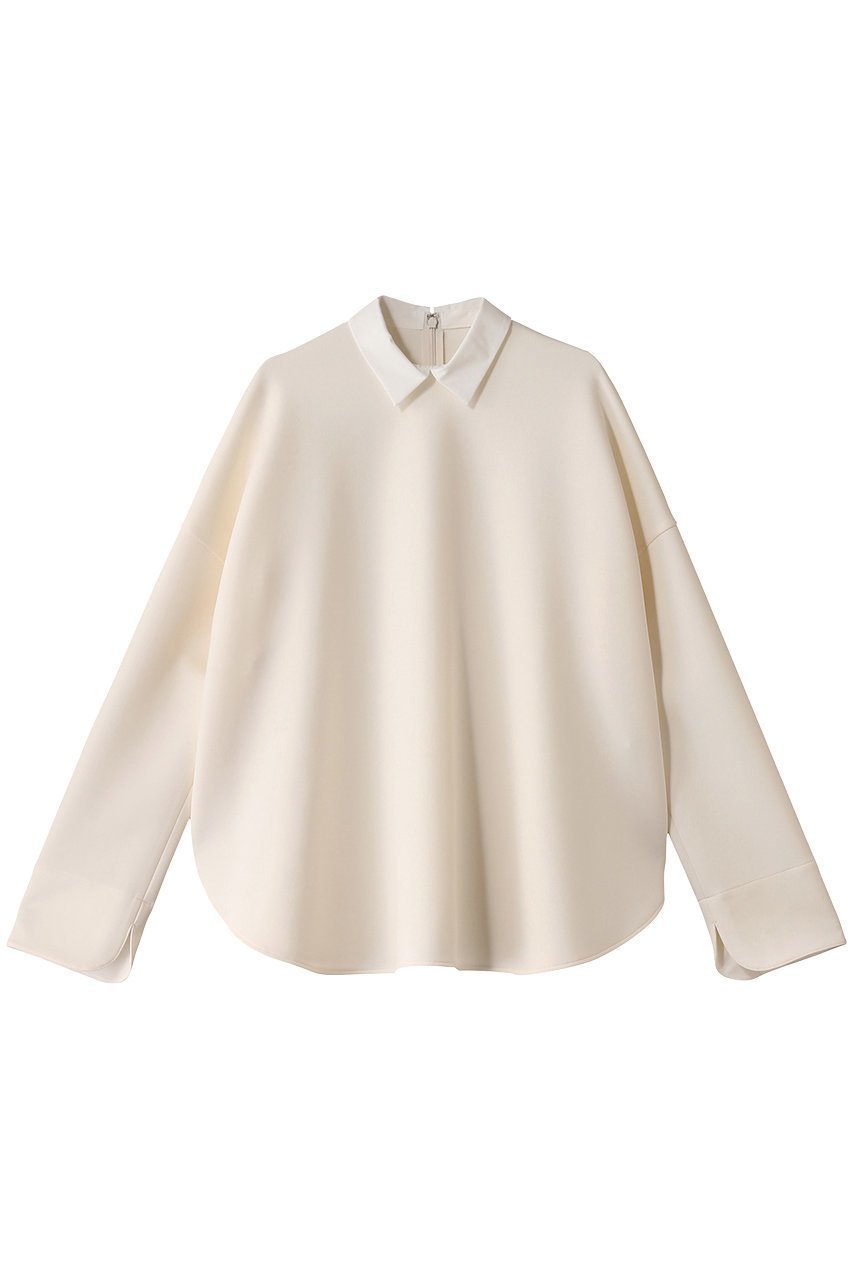 【ル フィル/LE PHIL】のスキューバダンボールブラウス インテリア・キッズ・メンズ・レディースファッション・服の通販 founy(ファニー) ファッション Fashion レディースファッション Fashion for Women トップス・カットソー Cut & Sew Tops シャツ・ブラウス・オフィスカジュアル Elegant Blouses & Button-Ups カフス Cuff Design サークル Circle, Round Design スリーブ Sleeve, Long Sleeve / Short Sleeve ドレープ Drape, Draping Fabric パターン Pattern, Design Print ミックス Mix, Mixed Style ロング Long, Long-Length エレガント 上品 Elegant 定番 Standard, Basic Item ホワイト|ID: prp329100004309779 ipo3291000000035739840