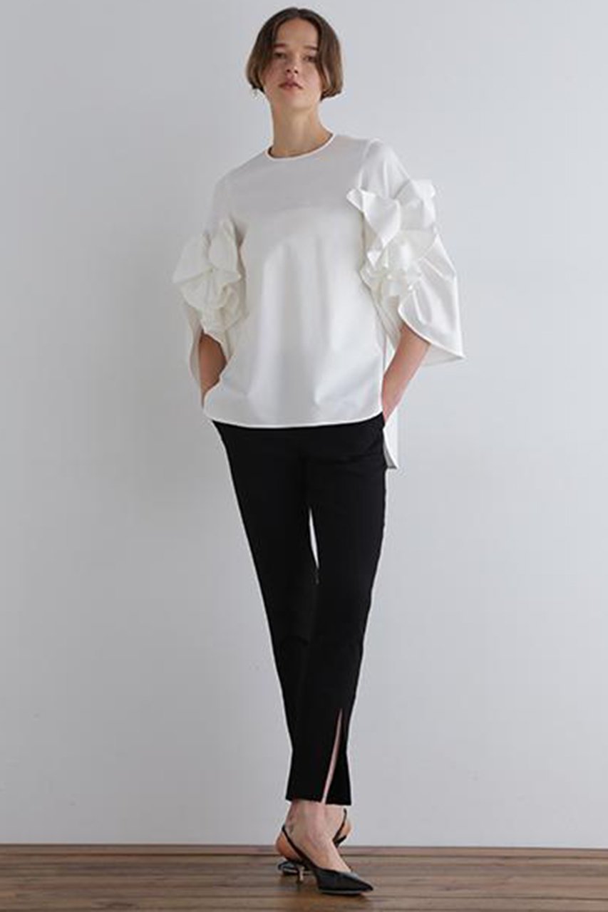 【ル フィル/LE PHIL】のハイストレッチポンチカットソー 人気、トレンドファッション・服の通販 founy(ファニー) 　ファッション　Fashion　レディースファッション　Fashion for Women　トップス・カットソー　Cut & Sew Tops　シャツ・ブラウス・オフィスカジュアル　Elegant Blouses & Button-Ups　ロングTシャツ・Tシャツ　Longline T-Shirts & Tees　カットソー・ベーシックTシャツ　Cut-and-Sewn Tops / Stretch Tees & Basics　おすすめ　Recommended / Our Picks　ショート　Short, Short Length　スリーブ　Sleeve, Long Sleeve / Short Sleeve　セットアップ　Set-Up, Coordinated Outfit　マニッシュ　Mannish, Boyish　モチーフ　Motif, Design Theme　定番　Standard, Basic Item　other-2|ID: prp329100004309780 ipo3291000000034755067