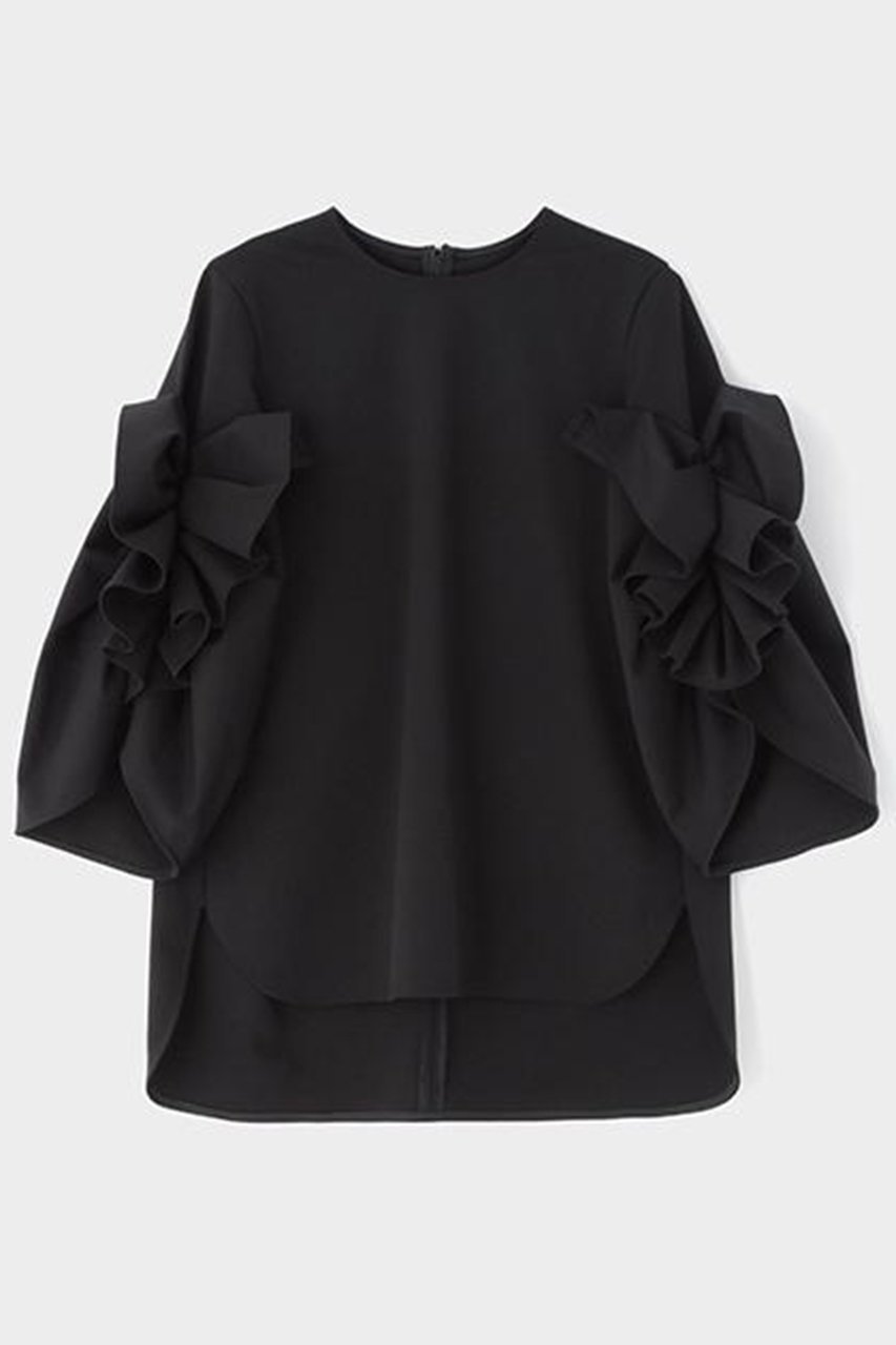 【ル フィル/LE PHIL】のハイストレッチポンチカットソー インテリア・キッズ・メンズ・レディースファッション・服の通販 founy(ファニー) 　ファッション　Fashion　レディースファッション　Fashion for Women　トップス・カットソー　Cut & Sew Tops　シャツ・ブラウス・オフィスカジュアル　Elegant Blouses & Button-Ups　ロングTシャツ・Tシャツ　Longline T-Shirts & Tees　カットソー・ベーシックTシャツ　Cut-and-Sewn Tops / Stretch Tees & Basics　おすすめ　Recommended / Our Picks　ショート　Short, Short Length　スリーブ　Sleeve, Long Sleeve / Short Sleeve　セットアップ　Set-Up, Coordinated Outfit　マニッシュ　Mannish, Boyish　モチーフ　Motif, Design Theme　定番　Standard, Basic Item　ブラック|ID: prp329100004309780 ipo3291000000035389555