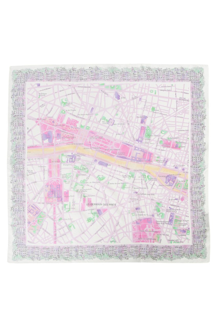 【アナイ/ANAYI】のPARIS MAP プリントスカーフ 人気、トレンドファッション・服の通販 founy(ファニー) 　ファッション　Fashion　レディースファッション　Fashion for Women　ストール　Soft & Warm Scarves　マフラー・スヌード / 冬小物の定番　Scarves & Mufflers　シルク　Silk, 100% Silk　スカーフ　Scarf, Neckwear　スクエア　Square, Square Shape　ストール　Stole, Wrap　ドレープ　Drape, Draping Fabric　バランス　Balance, Style Balance　プリント　Print, Printed Pattern　マフラー　Scarf, Muffler　リュクス　Luxury, Elegant, High-End, Chic　other-2|ID: prp329100004309782 ipo3291000000032816838