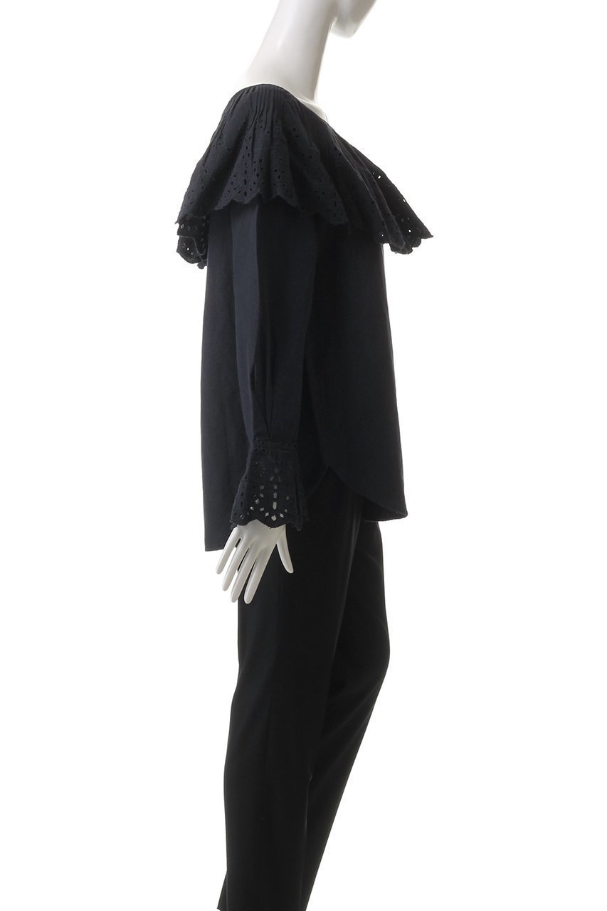 【カレンソロジー/Curensology】のコットンリネンカットワークブラウス 人気、トレンドファッション・服の通販 founy(ファニー) 　ファッション　Fashion　レディースファッション　Ladies' Fashion Online　トップス・カットソー　Tops/Tshirt　シャツ/ブラウス　Shirts/Blouses　インド　India　スリーブ　Sleeve　プリーツ　Pleats　リネン　Linen　ロング　Long　再入荷　Restock/Back In Stock/Re Arrival　other-3|ID: prp329100004309791 ipo3291000000032613568