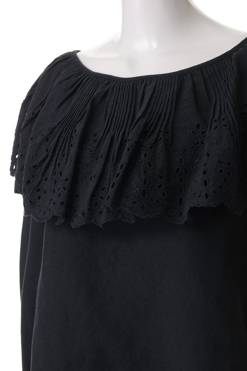 【カレンソロジー/Curensology】のコットンリネンカットワークブラウス 人気、トレンドファッション・服の通販 founy(ファニー) 　ファッション　Fashion　レディースファッション　Ladies' Fashion Online　トップス・カットソー　Tops/Tshirt　シャツ/ブラウス　Shirts/Blouses　インド　India　スリーブ　Sleeve　プリーツ　Pleats　リネン　Linen　ロング　Long　再入荷　Restock/Back In Stock/Re Arrival　other-5|ID: prp329100004309791 ipo3291000000032613570