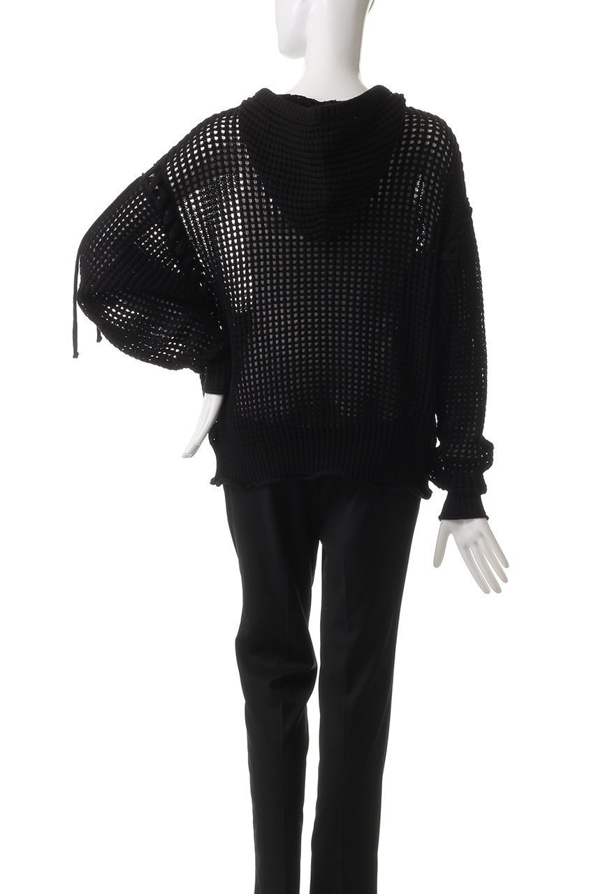 【プランク プロジェクト/PRANK PROJECT】のメッシュニットフーディ / Mesh Knit Hoodie 人気、トレンドファッション・服の通販 founy(ファニー) 　ファッション　Fashion　レディースファッション　Fashion for Women　トップス・カットソー　Cut & Sew Tops　ニット　Knit Tops & Sweaters　レディースパーカー・カジュアルフーディー　Casual Hoodies & Sweatshirts　パーカー　Hoodie, Parka　メッシュ　Mesh, Net Fabric　レース　Lace, Lace Fabric　other-4|ID: prp329100004311589 ipo3291000000032952612