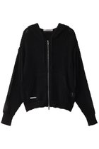 【プランク プロジェクト/PRANK PROJECT】のメッシュニットフーディ / Mesh Knit Hoodie BLK(ブラック)|ID: prp329100004311589 ipo3291000000035066549