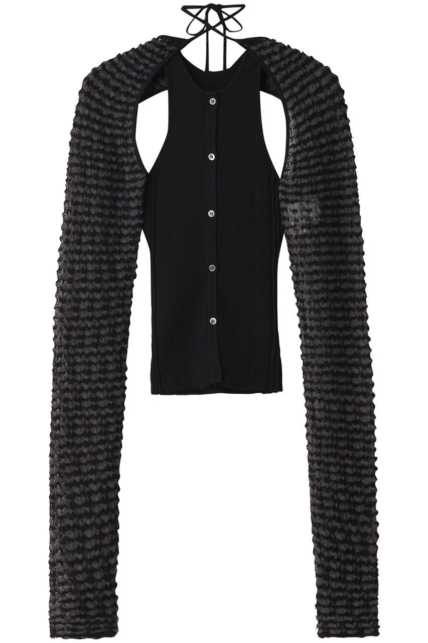 【プランク プロジェクト/PRANK PROJECT】のボレロセットコンビニット / Bolero Set Combi Knit 人気、トレンドファッション・服の通販 founy(ファニー) 　ファッション　Fashion　レディースファッション　Fashion for Women　トップス・カットソー　Cut & Sew Tops　ニット　Knit Tops & Sweaters　カーディガン・羽織り　Layered Style Cardigans　インナー　Innerwear　カーディガン　Cardigan, Knitwear　タンク　Tank Top, Sleeveless Top　バランス　Balance, Style Balance　ボレロ　Bolero, Short Cardigan　夏　Summer　 other-1|ID: prp329100004311591 ipo3291000000032956908