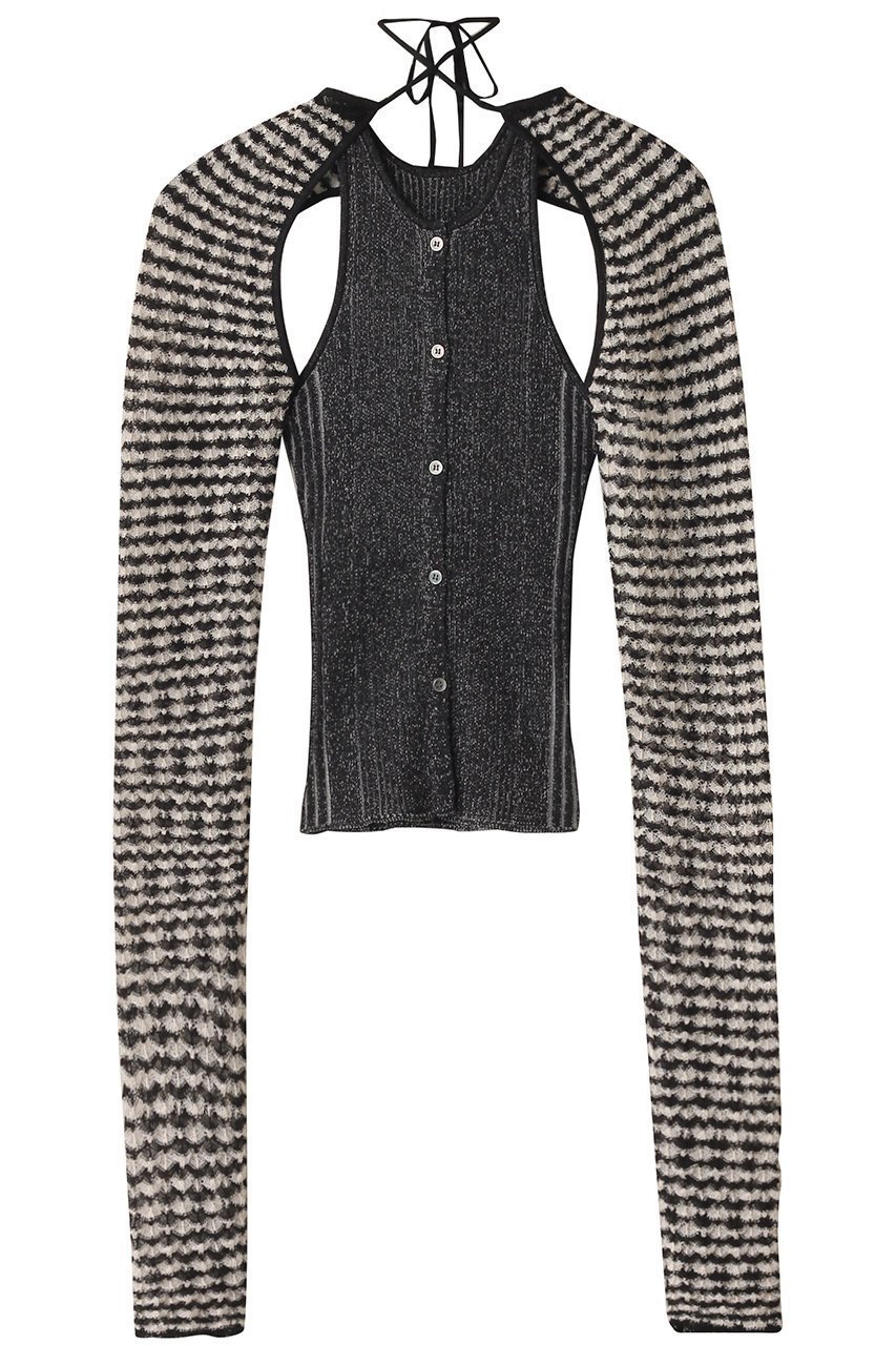 【プランク プロジェクト/PRANK PROJECT】のボレロセットコンビニット / Bolero Set Combi Knit インテリア・キッズ・メンズ・レディースファッション・服の通販 founy(ファニー) 　ファッション　Fashion　レディースファッション　Fashion for Women　トップス・カットソー　Cut & Sew Tops　ニット　Knit Tops & Sweaters　カーディガン・羽織り　Layered Style Cardigans　インナー　Innerwear　カーディガン　Cardigan, Knitwear　タンク　Tank Top, Sleeveless Top　バランス　Balance, Style Balance　ボレロ　Bolero, Short Cardigan　夏　Summer　MLT(マルチカラー)|ID: prp329100004311591 ipo3291000000032956916