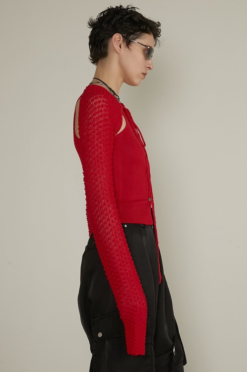 【プランク プロジェクト/PRANK PROJECT】のボレロセットコンビニット / Bolero Set Combi Knit 人気、トレンドファッション・服の通販 founy(ファニー) 　ファッション　Fashion　レディースファッション　Fashion for Women　トップス・カットソー　Cut & Sew Tops　ニット　Knit Tops & Sweaters　カーディガン・羽織り　Layered Style Cardigans　インナー　Innerwear　カーディガン　Cardigan, Knitwear　タンク　Tank Top, Sleeveless Top　バランス　Balance, Style Balance　ボレロ　Bolero, Short Cardigan　夏　Summer　other-8|ID: prp329100004311591 ipo3291000000032956944