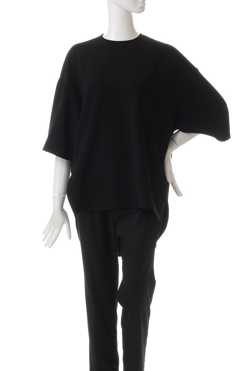 【ドメル/DOMELLE】のバック ラウンド ヘム ブラウス 人気、トレンドファッション・服の通販 founy(ファニー) ファッション Fashion レディースファッション Fashion for Women トップス・カットソー Cut & Sew Tops シャツ・ブラウス・オフィスカジュアル Elegant Blouses & Button-Ups バッグ Bags インナー Innerwear カッティング Cutting Detail ショート Short, Short Length シンプル Simple, Minimal ジャケット Jacket, Outerwear スリーブ Sleeve, Long Sleeve / Short Sleeve ドレープ Drape, Draping Fabric ラウンド Round, Round Neck 定番 Standard, Basic Item other-2|ID: prp329100004311593 ipo3291000000032880361