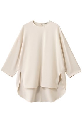 【ドメル/DOMELLE】 バック ラウンド ヘム ブラウス人気、トレンドファッション・服の通販 founy(ファニー) ファッション Fashion レディースファッション Fashion for Women トップス・カットソー Cut & Sew Tops シャツ・ブラウス・オフィスカジュアル Elegant Blouses & Button-Ups バッグ Bags インナー Innerwear カッティング Cutting Detail シンプル Simple, Minimal ジャケット Jacket, Outerwear スリーブ Sleeve, Long Sleeve / Short Sleeve ドレープ Drape, Draping Fabric ラウンド Round, Round Neck ロング Long, Long-Length 定番 Standard, Basic Item |ID:prp329100004311593