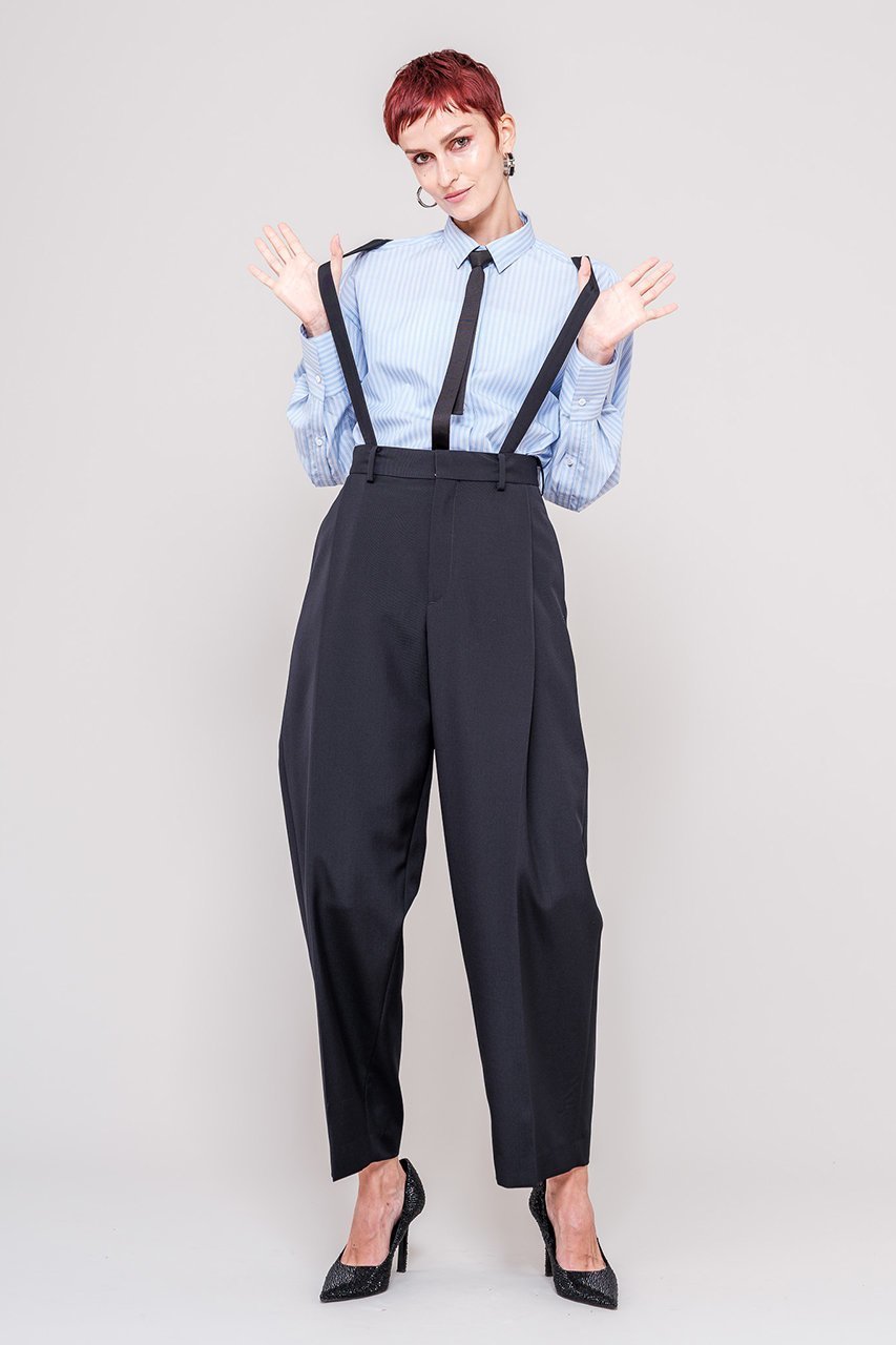 【ドメル/DOMELLE】のサスペンダー付き ウール ポプリン バレルパンツ 人気、トレンドファッション・服の通販 founy(ファニー) 　ファッション　Fashion　レディースファッション　Fashion for Women　パンツ　Pants & Trousers　おすすめ　Recommended / Our Picks　サスペンダー　Suspenders, Braces　ジャケット　Jacket, Outerwear　スーツ　Suit, Formalwear　セットアップ　Set-Up, Coordinated Outfit　メンズ　Men's, Menswear　other-7|ID: prp329100004311596 ipo3291000000032947914