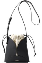 【ジル サンダー/JIL SANDER】のCURVE CROSSBODY バッグ 人気、トレンドファッション・服の通販 founy(ファニー) ファッション Fashion レディースファッション Fashion for Women バッグ Bags なめらか Smooth, Silky Texture ラグジュアリー Luxury, Elegant ラップ Wrap, Wrap Design エレガント 上品 Elegant 巾着 Drawstring Bag, Kinchaku thumbnail ブラック|ID: prp329100004311598 ipo3291000000036957464
