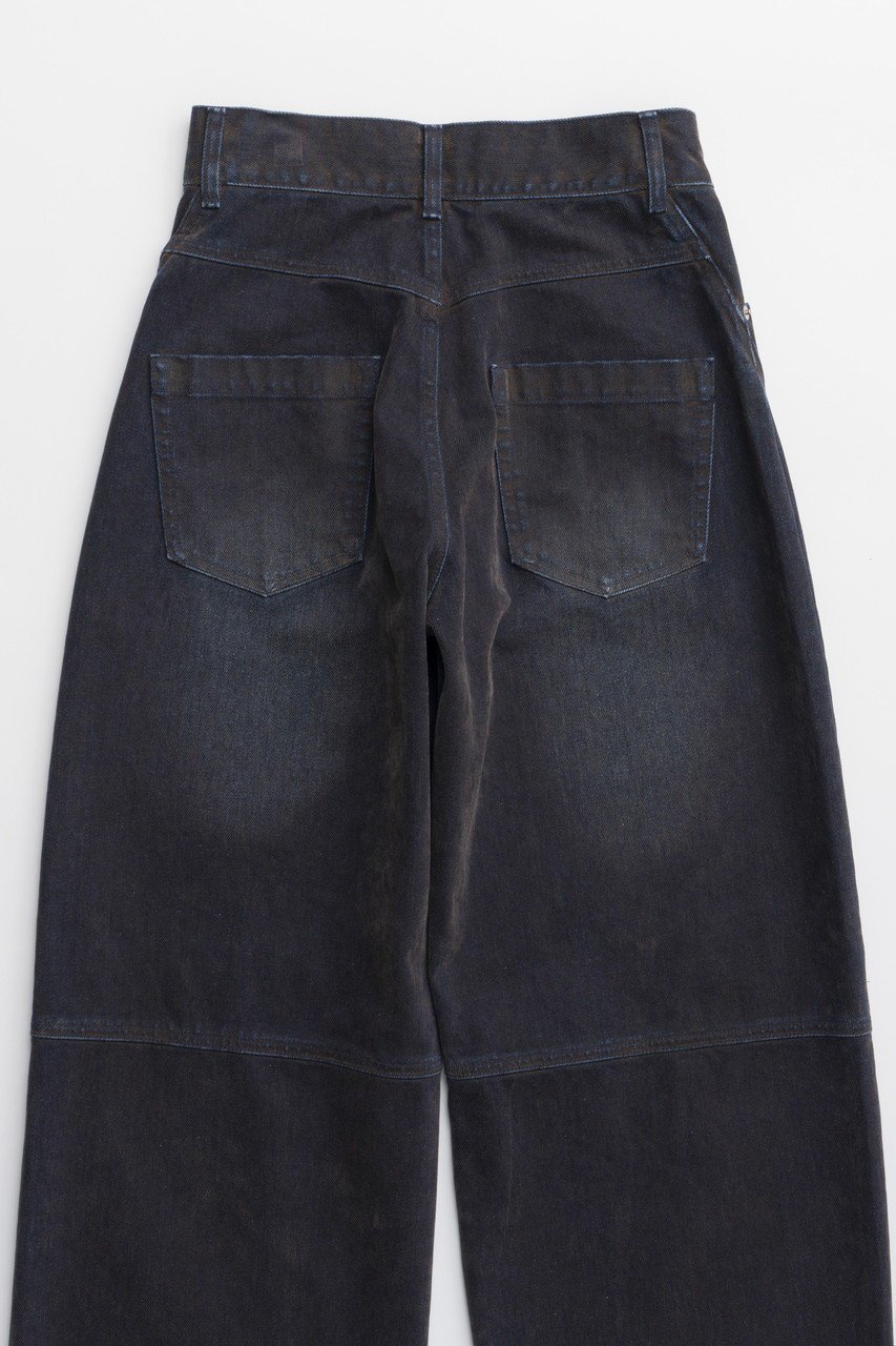 【プランク プロジェクト/PRANK PROJECT】のカーブラインフロッキーデニム / Curve Line Flockey Denim 人気、トレンドファッション・服の通販 founy(ファニー) 　ファッション　Fashion　レディースファッション　WOMEN　パンツ　Pants　デニムパンツ　Denim Pants　おすすめ　Recommend　グラデーション　Gradation　シャンブレー　Chambray　シンプル　Simple　ジャケット　Jacket　デニム　Denim　パターン　Pattern　other-8|ID: prp329100004311601 ipo3291000000031366309