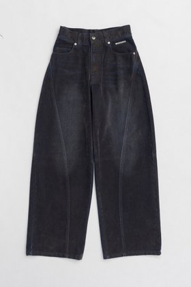 【プランク プロジェクト/PRANK PROJECT】のカーブラインフロッキーデニム / Curve Line Flockey Denim 人気、トレンドファッション・服の通販 founy(ファニー) ファッション Fashion レディースファッション Fashion for Women パンツ Pants & Trousers デニムパンツ・ジーンズ・美脚デニム Denim Jeans & Pants グラデーション Gradient, Ombre シャンブレー Chambray, Denim-Like Fabric シンプル Simple, Minimal ジャケット Jacket, Outerwear デニム Denim, Jeans Material パターン Pattern, Design Print おすすめ Recommended / Our Picks |ID:prp329100004311601