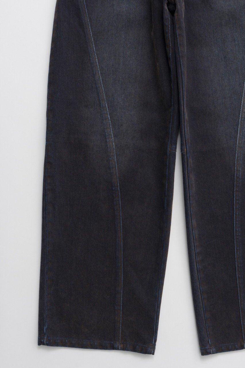 【プランク プロジェクト/PRANK PROJECT】のカーブラインフロッキーデニム / Curve Line Flockey Denim 人気、トレンドファッション・服の通販 founy(ファニー) 　ファッション　Fashion　レディースファッション　Fashion for Women　パンツ　Pants & Trousers　デニムパンツ・ジーンズ・美脚デニム　Denim Jeans & Pants　グラデーション　Gradient, Ombre　シャンブレー　Chambray, Denim-Like Fabric　シンプル　Simple, Minimal　ジャケット　Jacket, Outerwear　デニム　Denim, Jeans Material　パターン　Pattern, Design Print　おすすめ　Recommended / Our Picks　other-4|ID: prp329100004311601 ipo3291000000036907499