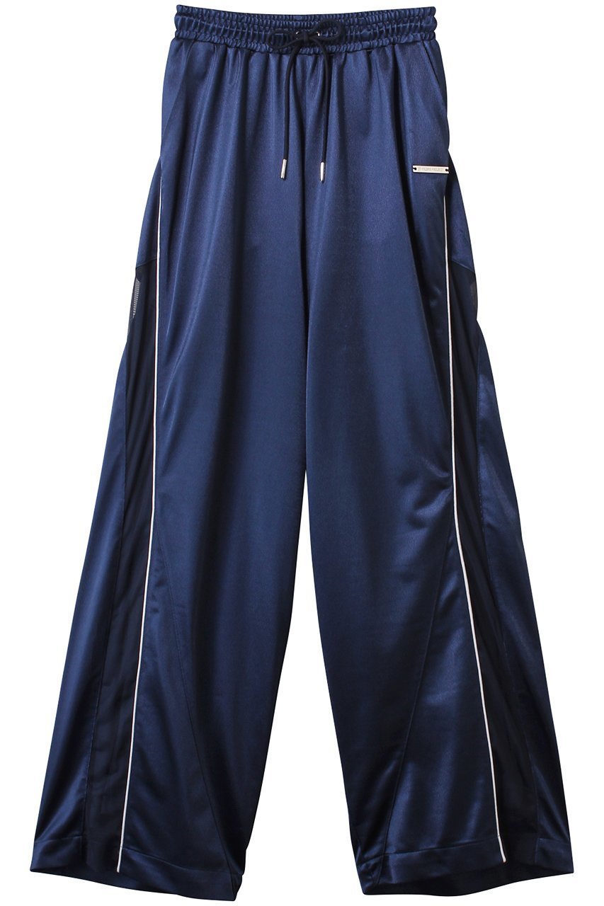 【プランク プロジェクト/PRANK PROJECT】のグロッシーボリュームジャージパンツ / Glossy Volume Jersey Pants インテリア・キッズ・メンズ・レディースファッション・服の通販 founy(ファニー) ファッション Fashion レディースファッション Fashion for Women パンツ Pants & Trousers シアー Sheer, See-Through トリミング Trimming, Decorative Edge パイピング Piping, Trim Design NVY(ネイビー)|ID: prp329100004311603 ipo3291000000035769984