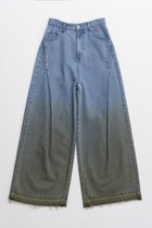 【プランク プロジェクト/PRANK PROJECT】のグラデーションワイドデニムパンツ / Gradient Wide Denim Pants BLU(ブルー)|ID:prp329100004311605