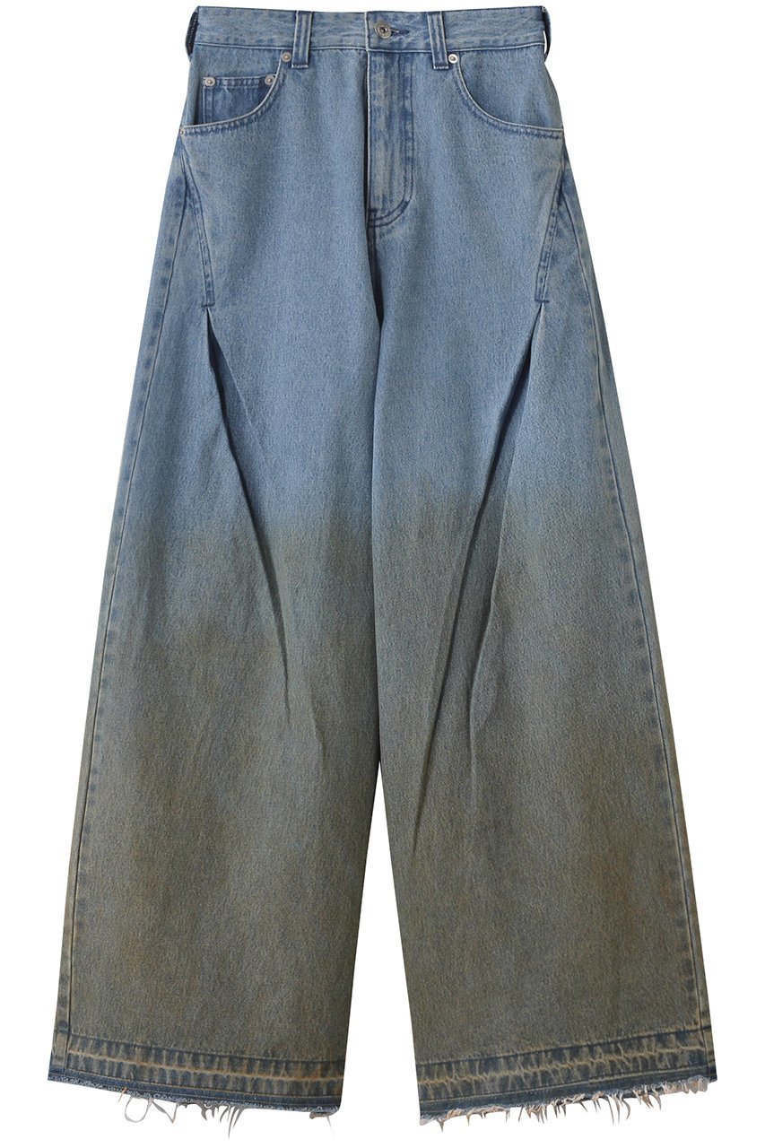 【プランク プロジェクト/PRANK PROJECT】のグラデーションワイドデニムパンツ / Gradient Wide Denim Pants 人気、トレンドファッション・服の通販 founy(ファニー) 　ファッション　Fashion　レディースファッション　Fashion for Women　パンツ　Pants & Trousers　デニムパンツ・ジーンズ・美脚デニム　Denim Jeans & Pants　グラデーション　Gradient, Ombre　ストレート　Straight, Straight Cut　セットアップ　Set-Up, Coordinated Outfit　デニム　Denim, Jeans Material　ワイド　Wide, Wide Fit　おすすめ　Recommended / Our Picks　 other-1|ID: prp329100004311605 ipo3291000000032919425