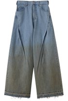 【プランク プロジェクト/PRANK PROJECT】のグラデーションワイドデニムパンツ / Gradient Wide Denim Pants BLU(ブルー)|ID: prp329100004311605 ipo3291000000032919436