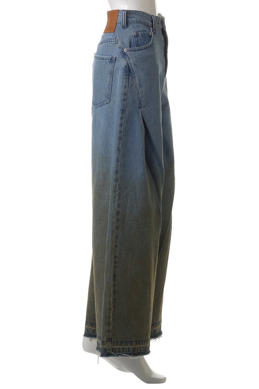 【プランク プロジェクト/PRANK PROJECT】のグラデーションワイドデニムパンツ / Gradient Wide Denim Pants 人気、トレンドファッション・服の通販 founy(ファニー) 　ファッション　Fashion　レディースファッション　Fashion for Women　パンツ　Pants & Trousers　デニムパンツ・ジーンズ・美脚デニム　Denim Jeans & Pants　グラデーション　Gradient, Ombre　ストレート　Straight, Straight Cut　セットアップ　Set-Up, Coordinated Outfit　デニム　Denim, Jeans Material　ワイド　Wide, Wide Fit　おすすめ　Recommended / Our Picks　other-3|ID: prp329100004311605 ipo3291000000032919468