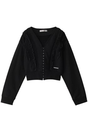 【プランク プロジェクト/PRANK PROJECT】のフリルスウェットカーディガン / Frills Sweatshirt Cardigan 人気、トレンドファッション・服の通販 founy(ファニー) ファッション Fashion レディースファッション Fashion for Women トップス・カットソー Cut & Sew Tops カーディガン・羽織り Layered Style Cardigans シャツ・ブラウス・オフィスカジュアル Elegant Blouses & Button-Ups レディースパーカー・カジュアルフーディー Casual Hoodies & Sweatshirts ロングTシャツ・Tシャツ Longline T-Shirts & Tees スウェット・クルーネックトップス Sweatshirts & Crewnecks / Relaxed Fit Sweat Tops カットソー・ベーシックTシャツ Cut-and-Sewn Tops / Stretch Tees & Basics カーディガン Cardigan, Knitwear キャミワンピース Cami Dress, Slip Dress スウェット / スエット Sweatshirt, Sweatwear フリル Frill, Ruffle エレガント 上品 Elegant 洗える Machine Washable 軽量 Lightweight, Ultra Light |ID:prp329100004311607