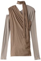 【プランク プロジェクト/PRANK PROJECT】のワンショルレイヤードトップ / One Shoulder Layered Top BGE(ベージュ)|ID: prp329100004311608 ipo3291000000032880769
