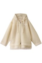 【プランク プロジェクト/PRANK PROJECT】のチュールレイヤードパーカー / Tulle Layered Hoodie IVR(アイボリー)|ID: prp329100004311609 ipo3291000000032880305