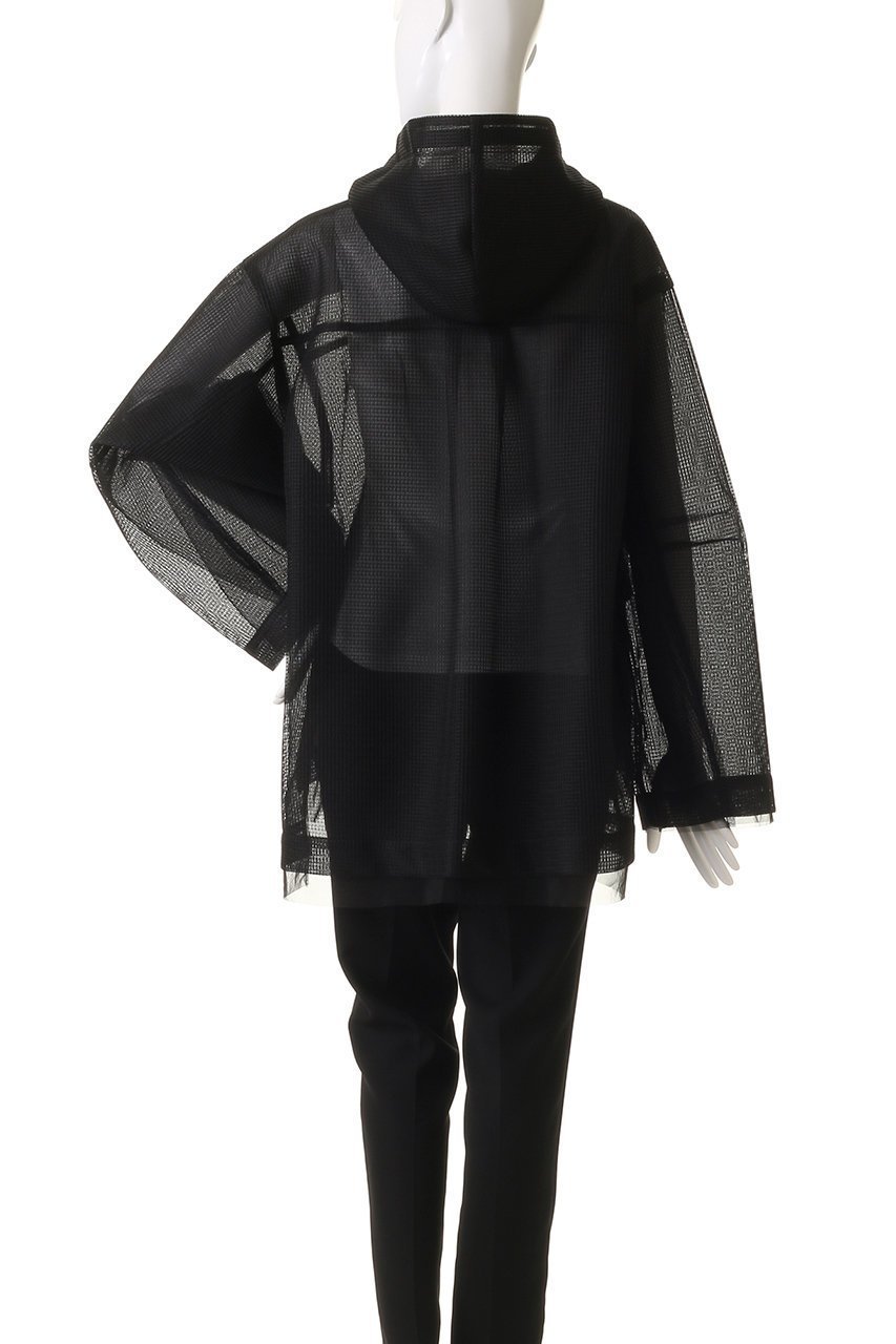 【プランク プロジェクト/PRANK PROJECT】のチュールレイヤードパーカー / Tulle Layered Hoodie 人気、トレンドファッション・服の通販 founy(ファニー) 　ファッション　Fashion　レディースファッション　Fashion for Women　トップス・カットソー　Cut & Sew Tops　シャツ・ブラウス・オフィスカジュアル　Elegant Blouses & Button-Ups　レディースパーカー・カジュアルフーディー　Casual Hoodies & Sweatshirts　ロングTシャツ・Tシャツ　Longline T-Shirts & Tees　スウェット・クルーネックトップス　Sweatshirts & Crewnecks / Relaxed Fit Sweat Tops　カットソー・ベーシックTシャツ　Cut-and-Sewn Tops / Stretch Tees & Basics　インナー　Innerwear　シアー　Sheer, See-Through　ダブル　Double, Double-Breasted　チュール　Tulip, Tulip Motif　フォルム　Silhouette, Form　メッシュ　Mesh, Net Fabric　ラッセル　Raschel, Raschel Lace　羽織　Haori, Light Jacket　other-4|ID: prp329100004311609 ipo3291000000032880324