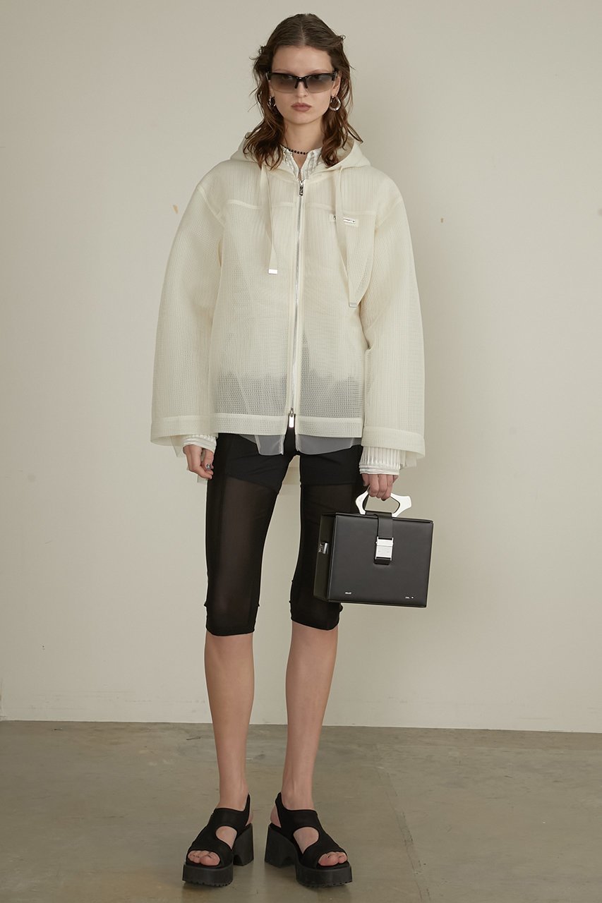 【プランク プロジェクト/PRANK PROJECT】のチュールレイヤードパーカー / Tulle Layered Hoodie 人気、トレンドファッション・服の通販 founy(ファニー) 　ファッション　Fashion　レディースファッション　Fashion for Women　トップス・カットソー　Cut & Sew Tops　シャツ・ブラウス・オフィスカジュアル　Elegant Blouses & Button-Ups　レディースパーカー・カジュアルフーディー　Casual Hoodies & Sweatshirts　ロングTシャツ・Tシャツ　Longline T-Shirts & Tees　スウェット・クルーネックトップス　Sweatshirts & Crewnecks / Relaxed Fit Sweat Tops　カットソー・ベーシックTシャツ　Cut-and-Sewn Tops / Stretch Tees & Basics　インナー　Innerwear　シアー　Sheer, See-Through　ダブル　Double, Double-Breasted　チュール　Tulip, Tulip Motif　フォルム　Silhouette, Form　メッシュ　Mesh, Net Fabric　ラッセル　Raschel, Raschel Lace　羽織　Haori, Light Jacket　other-6|ID: prp329100004311609 ipo3291000000032880338