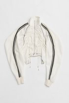 【プランク プロジェクト/PRANK PROJECT】のシャーリングトラックブルゾン / Shirring Track Blouson IVR(アイボリー)|ID: prp329100004311610 ipo3291000000036797246