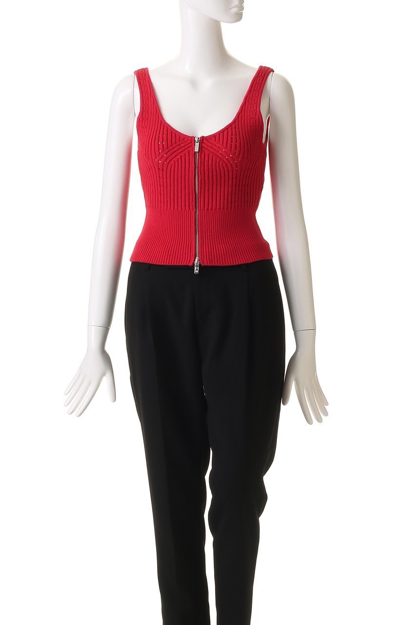 【プランク プロジェクト/PRANK PROJECT】の2WAYニットビスチェ / 2WAY Knit Bustier 人気、トレンドファッション・服の通販 founy(ファニー) 　ファッション　Fashion　レディースファッション　WOMEN　トップス・カットソー　Tops/Tshirt　ニット　Knit Tops　キャミソール / ノースリーブ　No Sleeves　シャツ/ブラウス　Shirts/Blouses　ロング / Tシャツ　T-Shirts　カットソー　Cut and Sewn　ビスチェ　Bustier　キャミソール　Camisole　コルセット　Corset　ストレッチ　Stretch　タンク　Tank　メタル　Metal　夏　Summer　春　Spring　S/S・春夏　Ss・Spring/Summer　other-2|ID: prp329100004311612 ipo3291000000031366379