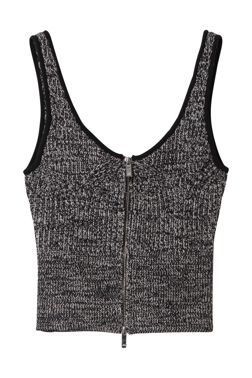 【プランク プロジェクト/PRANK PROJECT】の2WAYニットビスチェ / 2WAY Knit Bustier インテリア・キッズ・メンズ・レディースファッション・服の通販 founy(ファニー) 　ファッション　Fashion　レディースファッション　Fashion for Women　トップス・カットソー　Cut & Sew Tops　ニット　Knit Tops & Sweaters　キャミソール&ノースリーブ　Camisoles & Sleeveless Tops　シャツ・ブラウス・オフィスカジュアル　Elegant Blouses & Button-Ups　ロングTシャツ・Tシャツ　Longline T-Shirts & Tees　カットソー・ベーシックTシャツ　Cut-and-Sewn Tops / Stretch Tees & Basics　ビスチェ　Bustiers & Corset Tops / Layered Bustier Style　キャミソール　Camisole, Spaghetti Strap Top　コルセット　Corset, Bustier　ストレッチ　Stretch, Stretchy Fabric　タンク　Tank Top, Sleeveless Top　メタル　Metal, Metal Parts　夏　Summer　春　Spring　S/S・春夏　SS, Spring/Summer, Warm Season　MLT(マルチカラー)|ID: prp329100004311612 ipo3291000000032877601