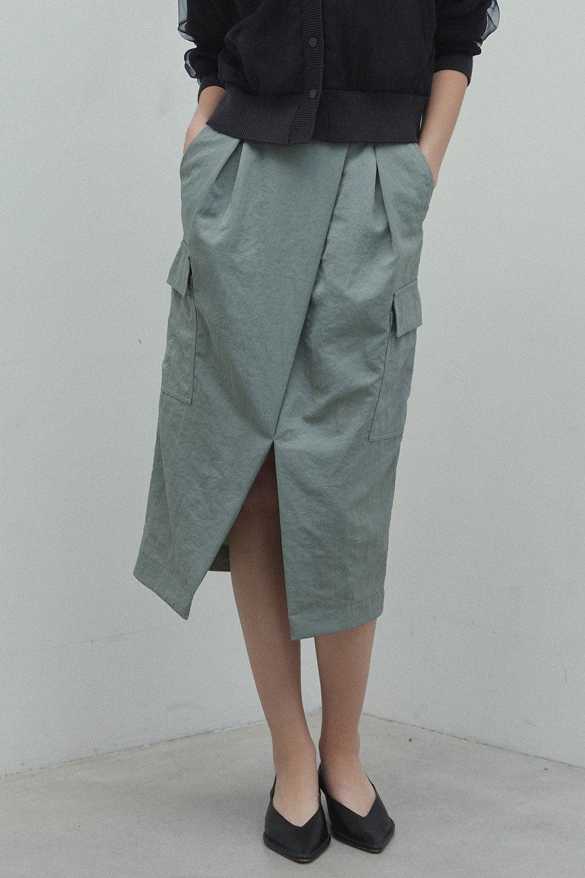 【ベイジ,/BEIGE,】のACANTHUS (アカンサス)/カーゴディティールコクーンスカート 人気、トレンドファッション・服の通販 founy(ファニー) 　ファッション　Fashion　レディースファッション　Fashion for Women　スカート　Skirts　スリット　Slit, Slit Detail　トレンド　Trend, Trending Now　ビンテージ　Vintage, Retro Style　ファブリック　Fabric, Textile　フロント　Front, Front Design　ワーク　Workwear, Utility Style　other-7|ID: prp329100004311616 ipo3291000000035951833