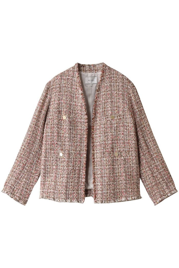【ベイジ,/BEIGE,】のTEASEL(テーゼル)/オーバーサイズツイードジャケット インテリア・キッズ・メンズ・レディースファッション・服の通販 founy(ファニー) https://founy.com/ ファッション Fashion レディースファッション Fashion for Women アウター Coat / Outerwear Collection レディースジャケット・軽アウター Jackets ジャケット Jacket, Outerwear ツイード Twill, Twill Weave フリンジ Fringe, Tassel |ID: prp329100004311618 ipo3291000000032932860