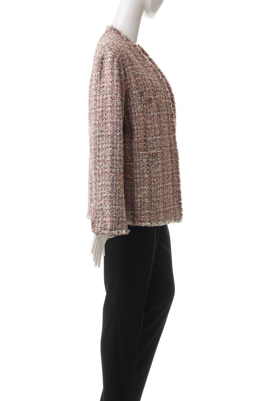 【ベイジ,/BEIGE,】のTEASEL(テーゼル)/オーバーサイズツイードジャケット 人気、トレンドファッション・服の通販 founy(ファニー) 　ファッション　Fashion　レディースファッション　Fashion for Women　アウター　Coat / Outerwear Collection　レディースジャケット・軽アウター　Jackets　ジャケット　Jacket, Outerwear　ツイード　Twill, Twill Weave　フリンジ　Fringe, Tassel　other-3|ID: prp329100004311618 ipo3291000000032932882
