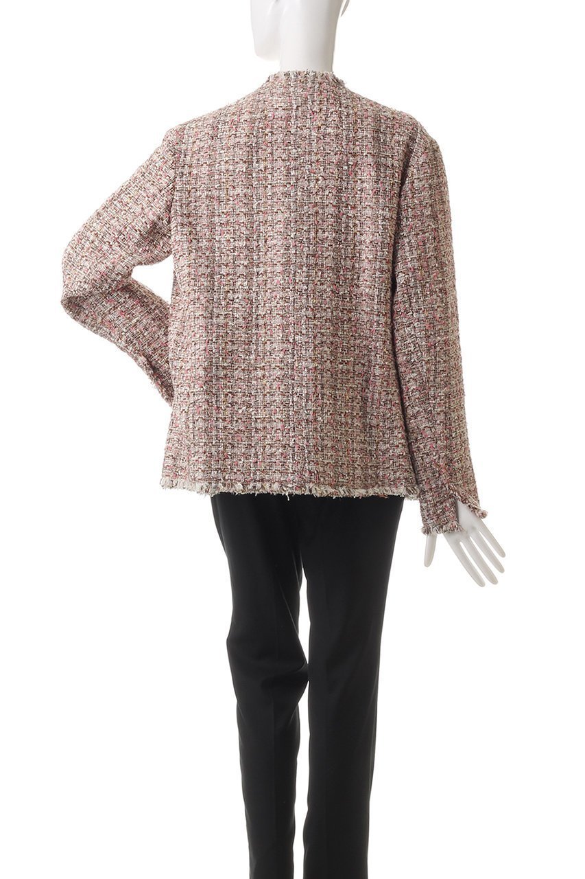 【ベイジ,/BEIGE,】のTEASEL(テーゼル)/オーバーサイズツイードジャケット 人気、トレンドファッション・服の通販 founy(ファニー) 　ファッション　Fashion　レディースファッション　Fashion for Women　アウター　Coat / Outerwear Collection　レディースジャケット・軽アウター　Jackets　ジャケット　Jacket, Outerwear　ツイード　Twill, Twill Weave　フリンジ　Fringe, Tassel　other-4|ID: prp329100004311618 ipo3291000000032932888