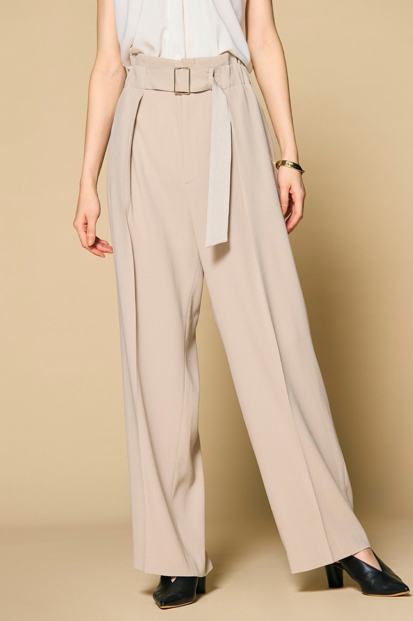 【ベイジ,/BEIGE,】のCINDY(シンディ)/ワイドパンツ 人気、トレンドファッション・服の通販 founy(ファニー) 　ファッション　Fashion　レディースファッション　Fashion for Women　パンツ　Pants & Trousers　おすすめ　Recommended / Our Picks　ギャザー　Gathered, Ruffled　ファブリック　Fabric, Textile　ワイド　Wide, Wide Fit　エレガント 上品　Elegant　定番　Standard, Basic Item　other-7|ID: prp329100004311620 ipo3291000000035544892